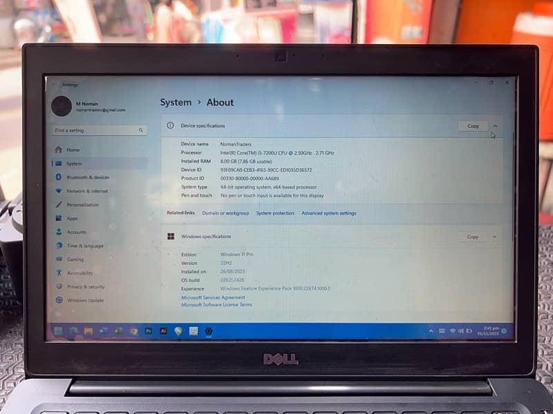 Dell Latitude 7820 i5 7th Gen 8/256 SSD 0