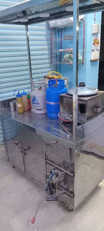 Fries/limca/burger food cart 6