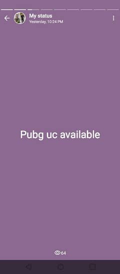 PUBG mobile UC available 0