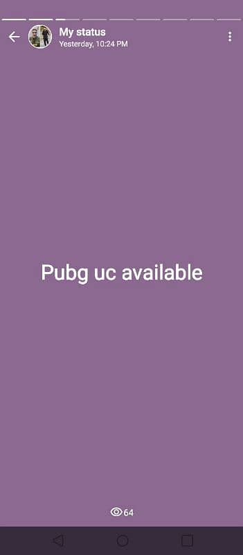 PUBG mobile UC available 0