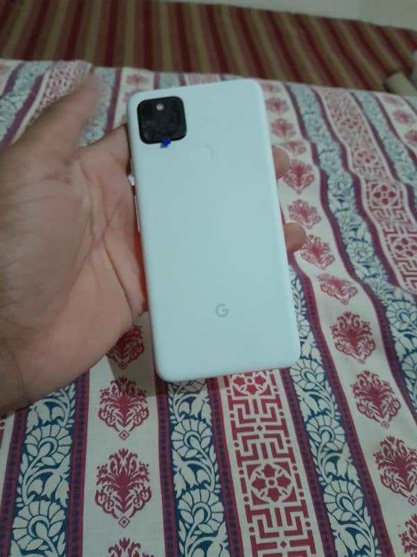 Google pixel 4a 5g white color 4