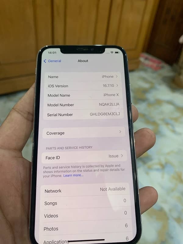 iphone X 64 Gb non pta face id not working 6