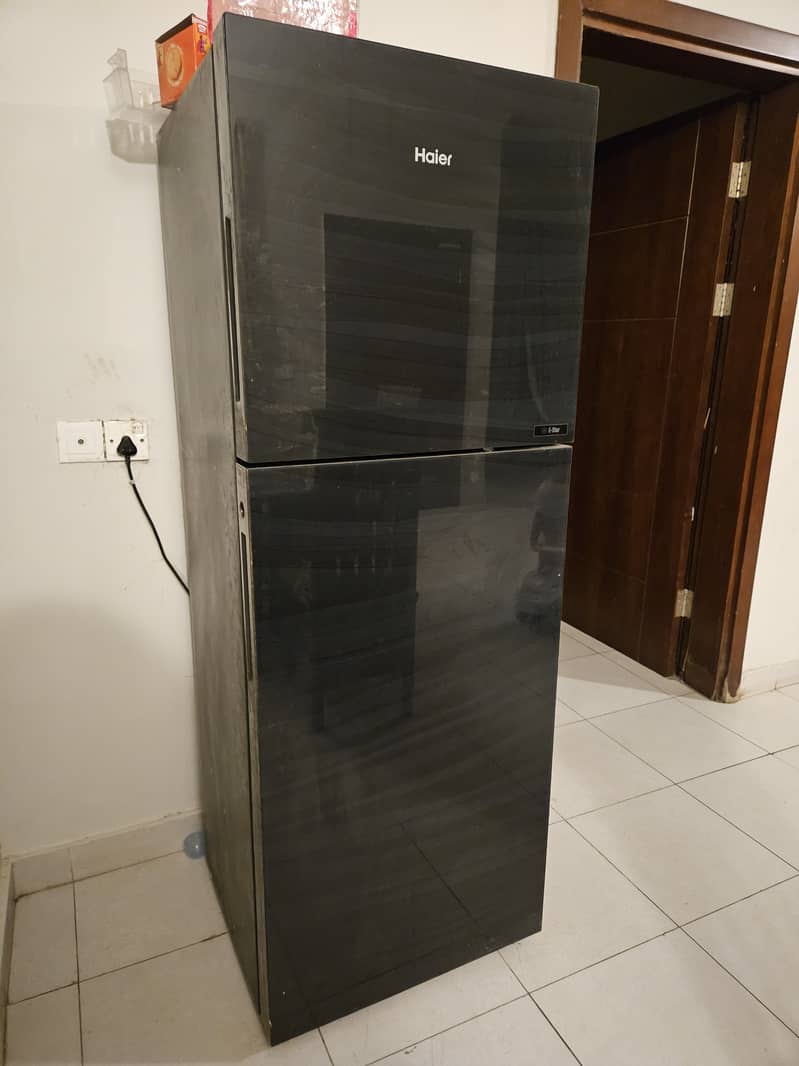 HAIER Glass door fridge 12CFT 3