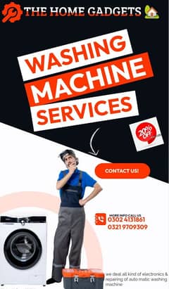 Automatic washing machine repairing servis available