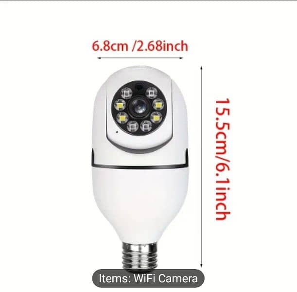 CCTV Wi-Fi camera rotate option and with light option available 2