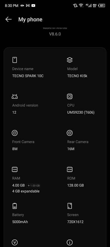 Tecno spark 10C 3