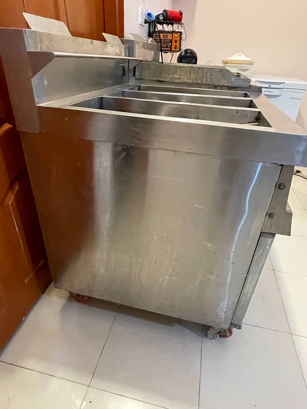 Doubler Fryer with Sizzler 16 Ltr Tank 1