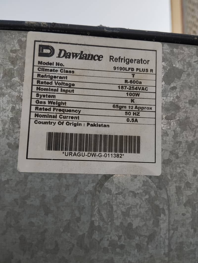 Dawlance 9190 LFD plus R (urgent sale) 4