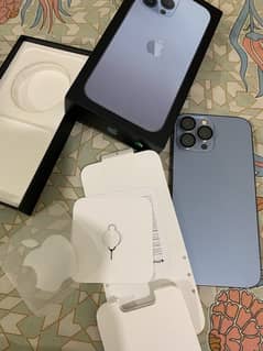 Iphone 13 pro Max with Box (Siera Blue)