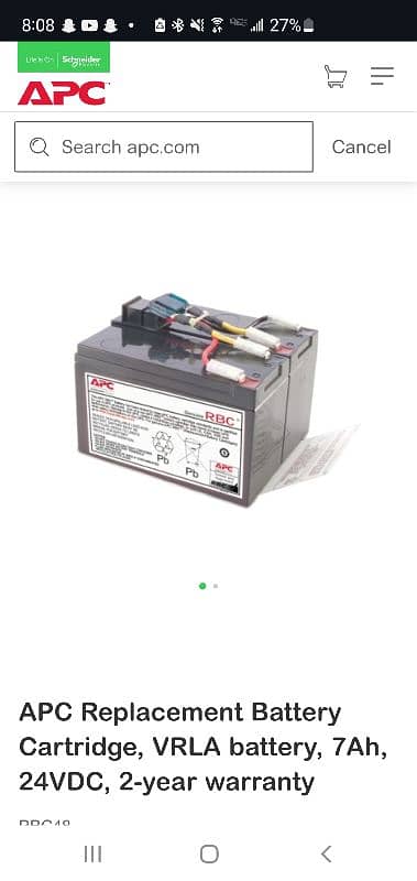 Imported APC Batteries 12v 7a (70 Units Available) 3