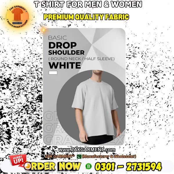 Drop Shoulder T-Shirt | Oversize T-Shirts | Simple Basic Plain Colours 9