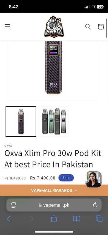 OXVA  XLIM PRO 30w 7