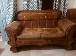 Urgent sale complete sofa set reasonable price 0