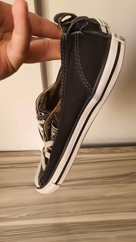 Black Con Verse Sneaker Shoes 4