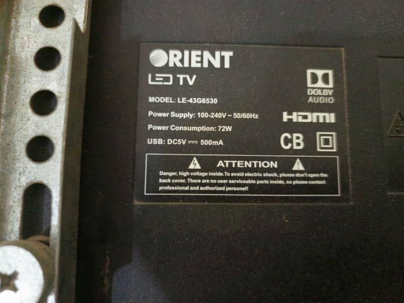 oriend led tv 43 inch dolby audio Genion Condition 9