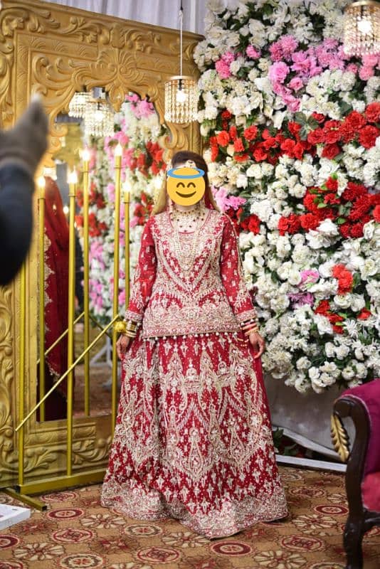 Red Bridal Lehnga 0