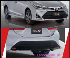 Corolla X bumper front & Back Bodykit ,Spoiler ,car lights