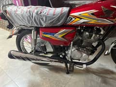 honda cg 125 new bike 24 km used