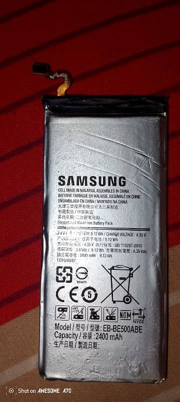 original batter Samsung Galaxy E500 3