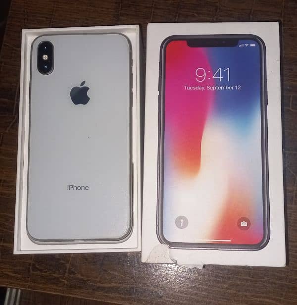 iphone x PTA  256gb 0