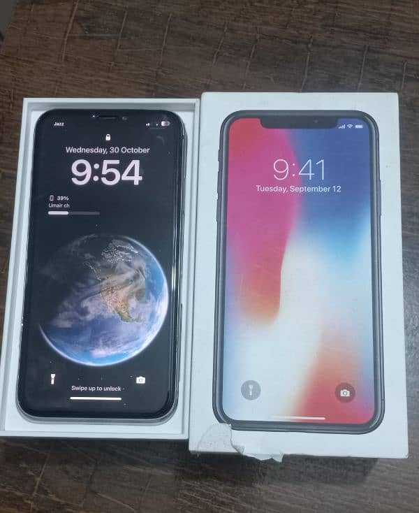 iphone x PTA  256gb 5