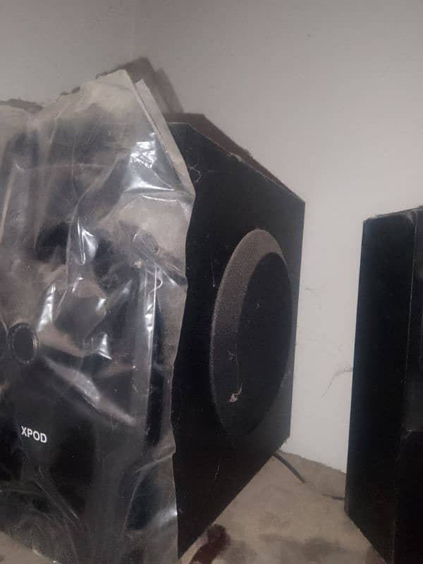 woofer speaker xpod bt1200+ 2 month used price 13000 03408312125 1