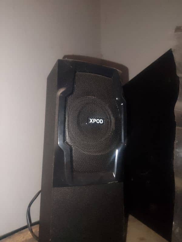 woofer speaker xpod bt1200+ 2 month used price 13000 03408312125 5