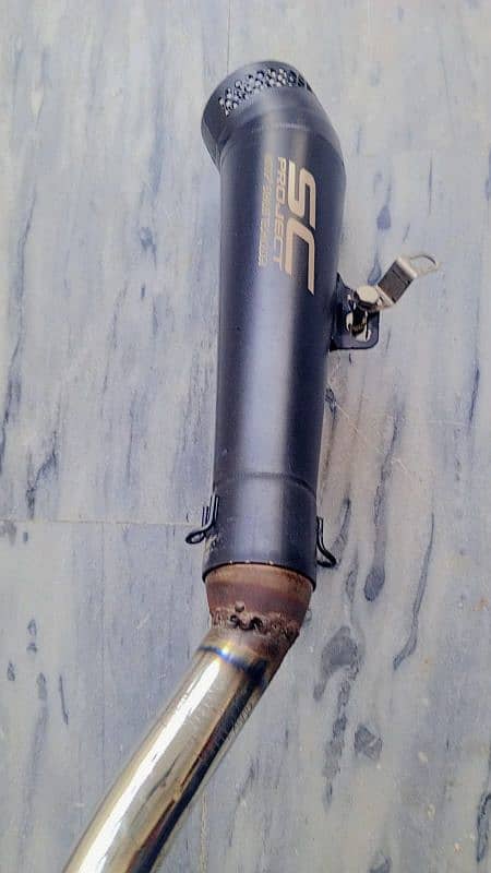 Yamaha YBR-125 Exhaust Silencer 2