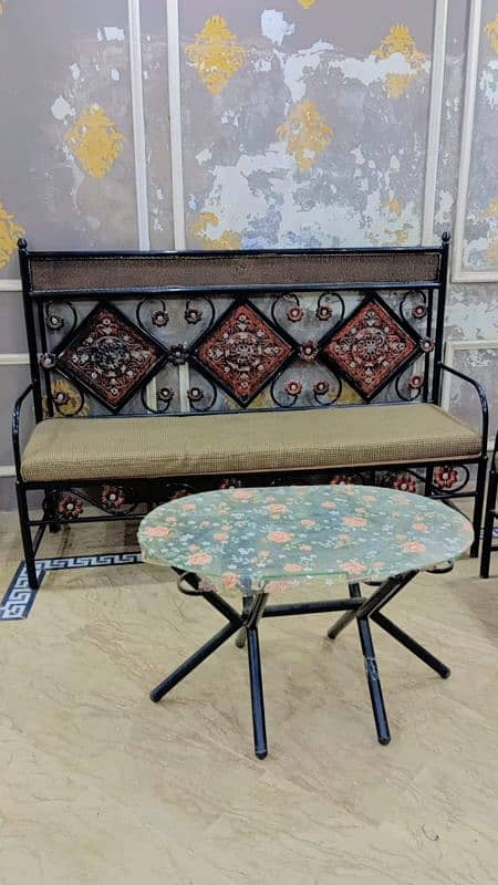 5 seater sofa set iron set 1