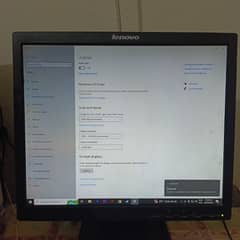 Lenovo 17 inch LED Monitor