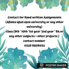 Hand written Assignments