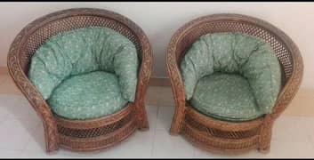 cane wood sofa chairs