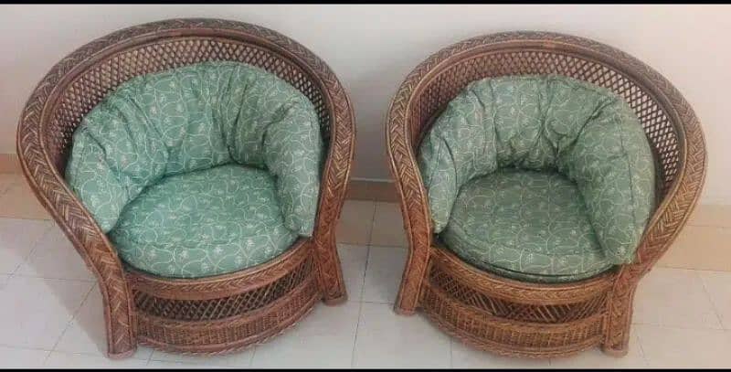 cane wood sofa chairs 0