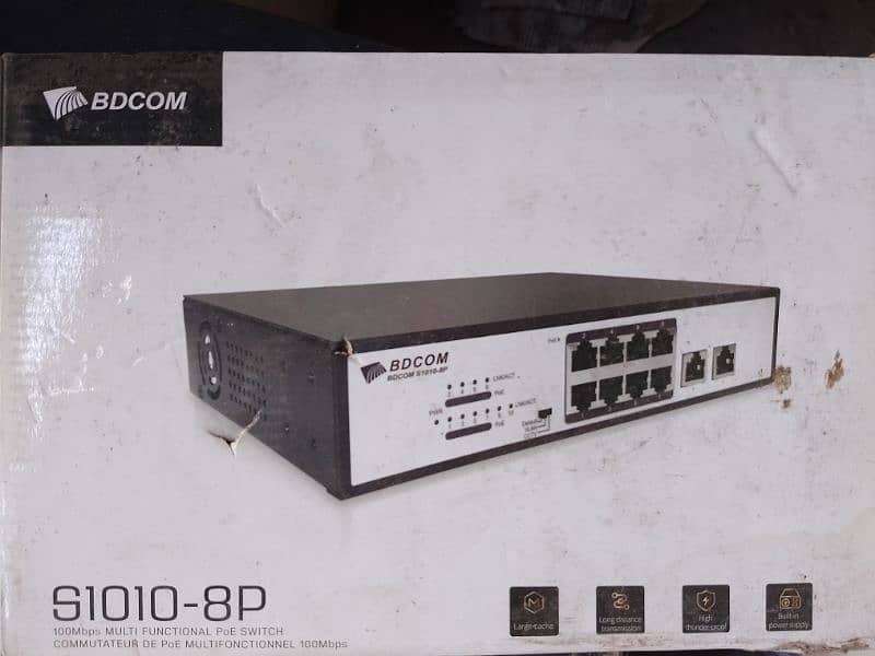 PoE switch 8+2 1