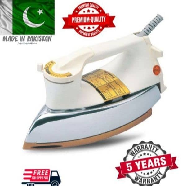 5 years Warranty Long Life Automatic Dry Iron Best Price 1