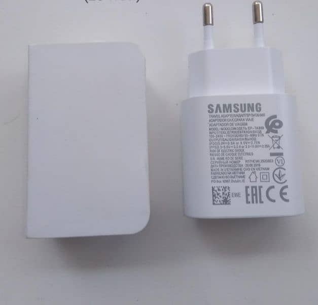 Samsung Super Fast Charger 100% Original With Cable 0