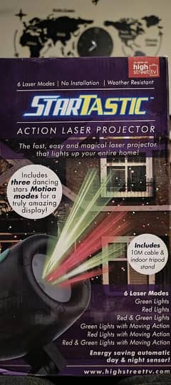 startastic action laser projector