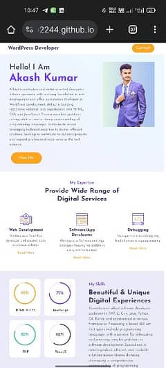 I will design your Portfolio website