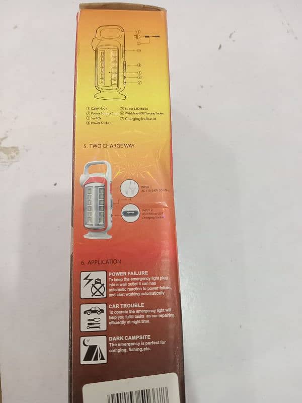 HOPE'S H-415 Emergency chargeable light 2