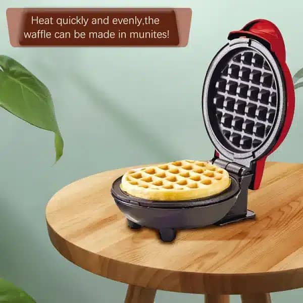 Mini Waffle Maker Breakfast Machine Non Stick Easy Clean 1