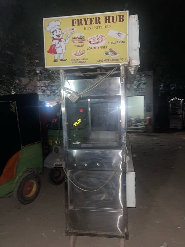 shwarma and fryer counter for sale 2