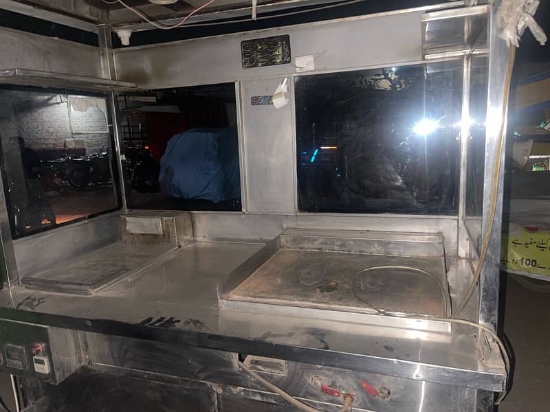 shwarma and fryer counter for sale 4