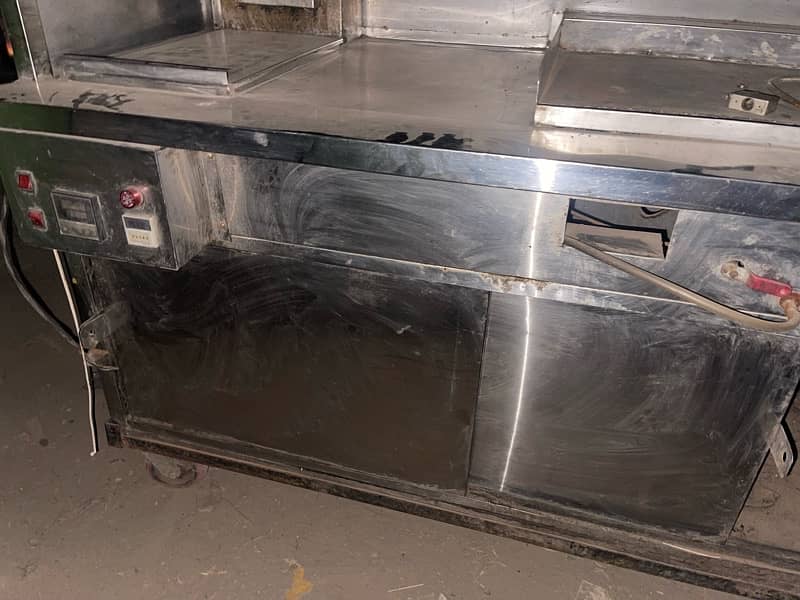 shwarma and fryer counter for sale 6