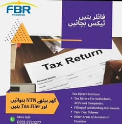 Tax return services available