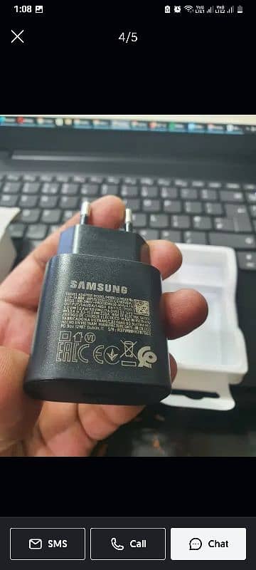 samsung orignl a72 ka chrger 4