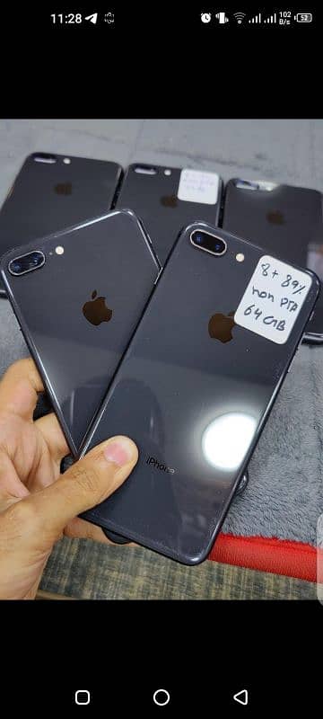 iPhone 8 pls non PtA sim working  10 by 10 condition water pack 0