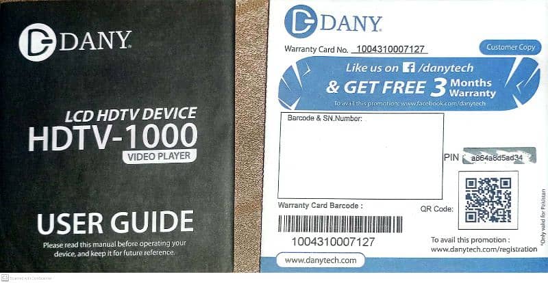 DANY TV  DEVICE with USB port 4