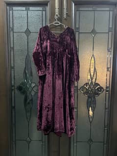 velvet frock 0