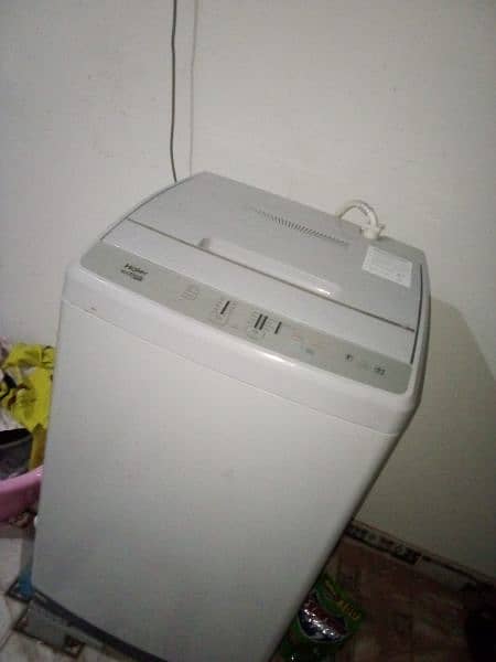 haier fully automatic washing machine 8kg 0