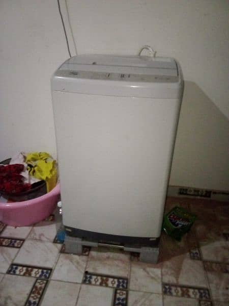 haier fully automatic washing machine 8kg 1